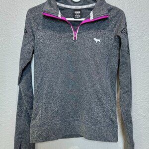 VS Pink Half-Zip Athletic Top - XS